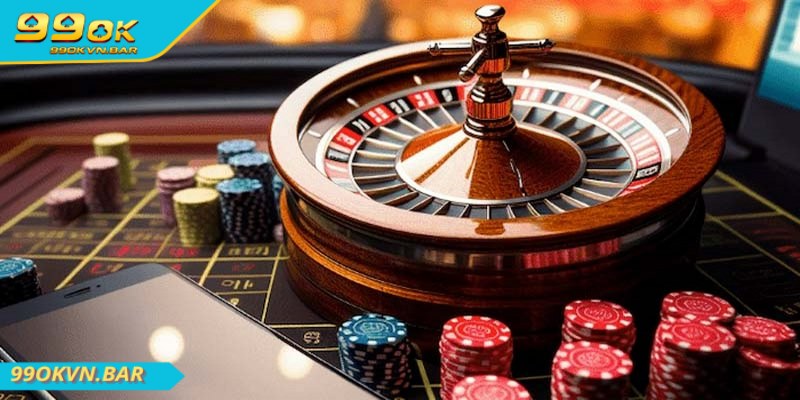 Sảnh casino 99ok thiết kế tinh tế